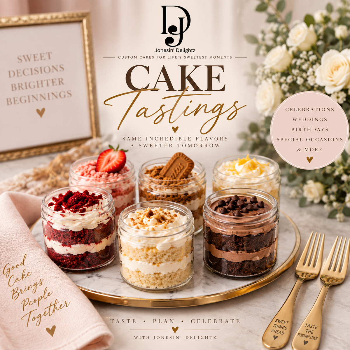 Premium Cake Tasting