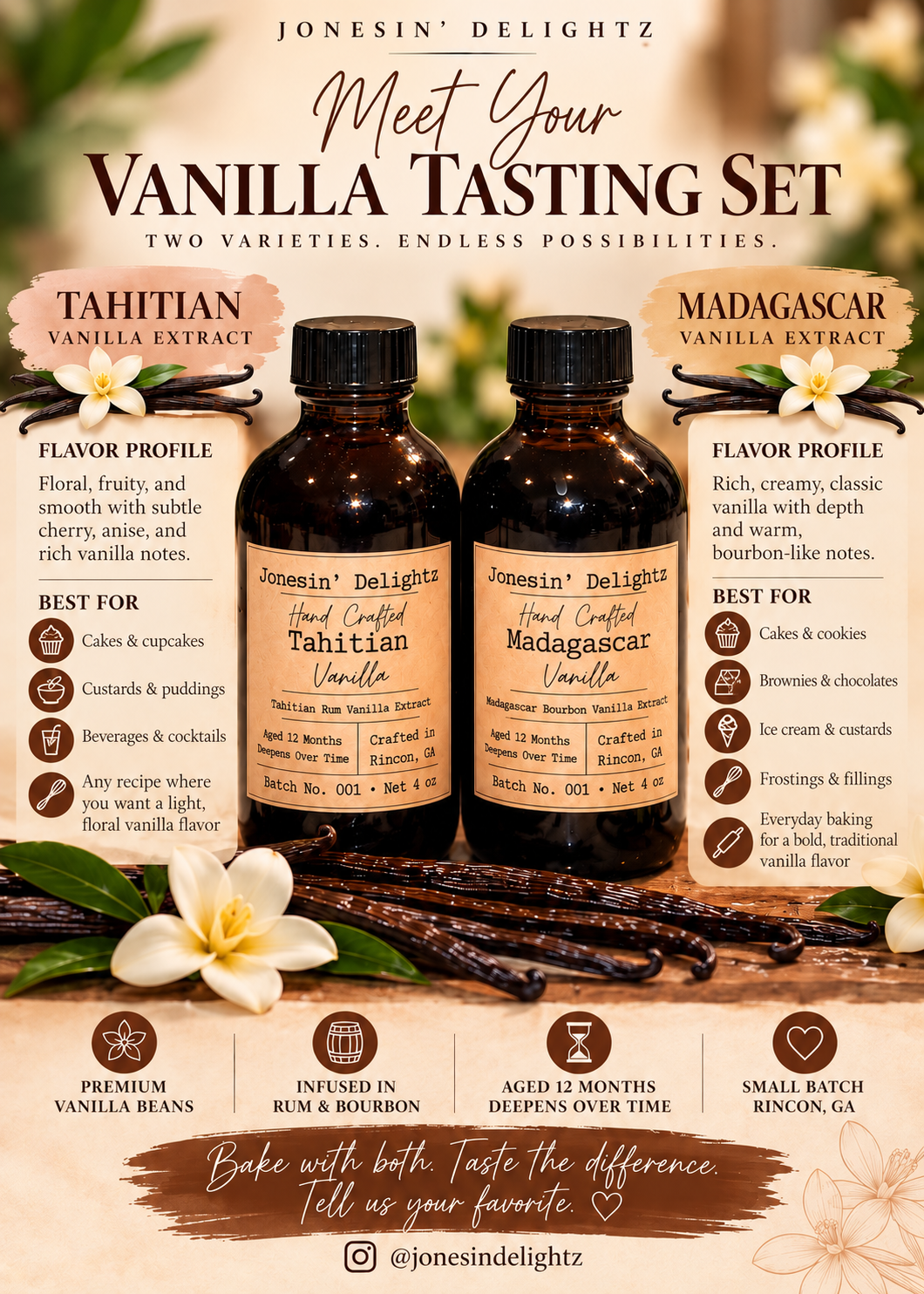 B) Handcrafted Vanilla Extract