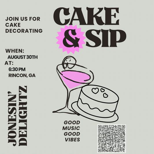 A) Cake Decorating & Sip