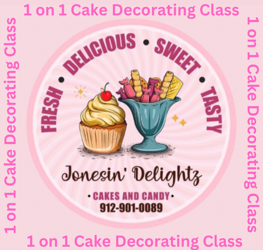 1 on 1 Cake Decorating Classes